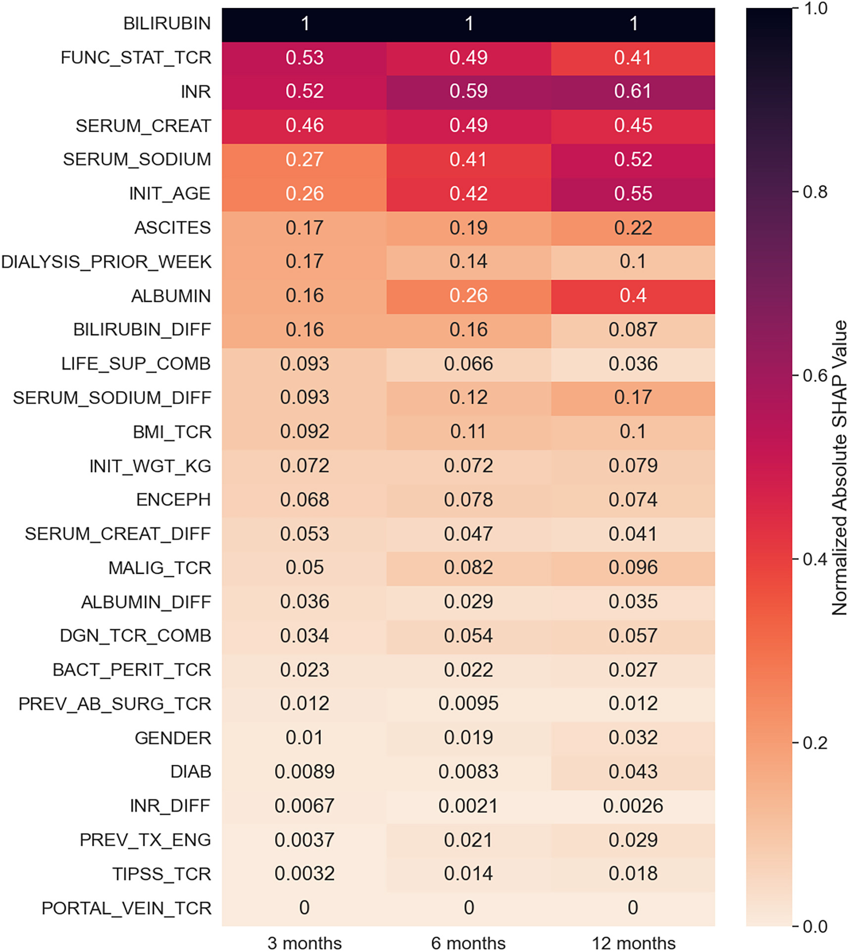 Feature importance analysis